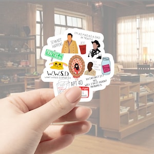 New Girl Stickers-New Girl-Jess New Girl-Schmidt New Girl-TV Stickers