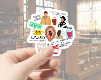 New Girl Stickers-New Girl-Jess New Girl-Schmidt New Girl-TV Stickers