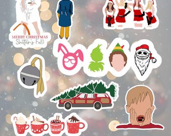 Christmas Stickers - Stocking Stuffers- Decal Stickers for Gifts
