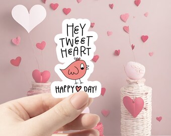 Valentines Stickers for Kids - Punny Collection- pack of 10 - Punny Valentines - Kids Stickers