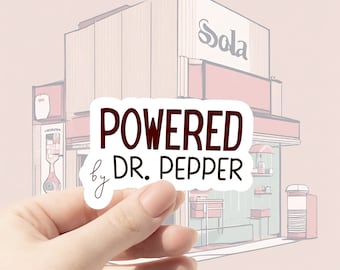 Soda Stickers - Dr Pepper Stickers - Diet Coke Stickers - Swig - Soda fan - Caffeine - Dr Pepper - Diet Coke - Favorite drinks