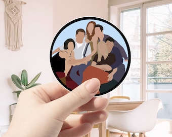 Friends Stickers- Friends TV show- Central Perk- Chandler- Monica- Phoebe- Rachel- Ross- Joey- New York