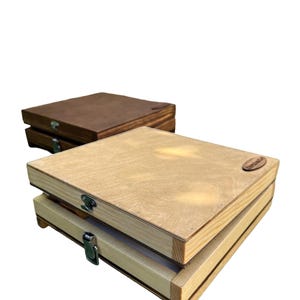 Caja portátil de pintura Pochade para artistas, caja POCHADE ShrubmArt pochade de viaje, caballete para óleo y gouache, regalo de pintura.