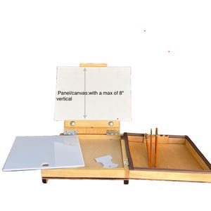 Personalized Maple Pochade Box: Plein Air & Studio Painting