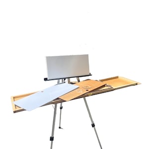Portable Wood Pochade Box: Plein Air Oil & Gouache Painting