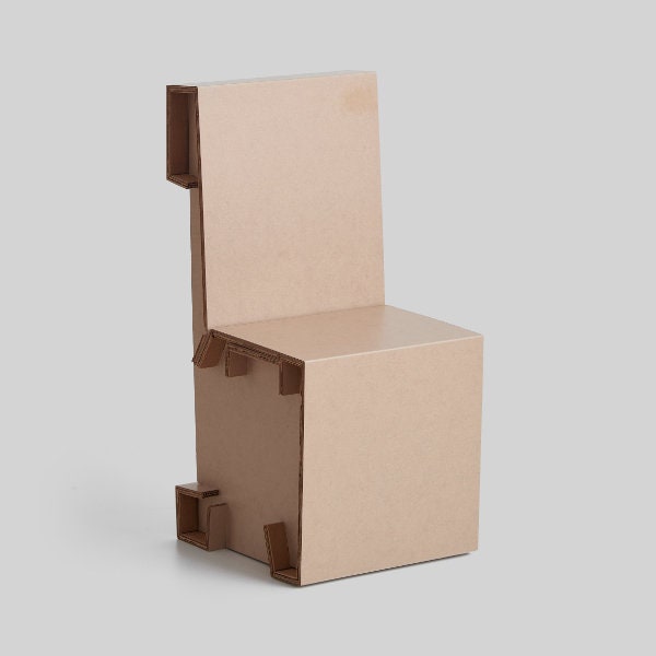 CARDBOARD CHAIR, Cardboard FURNITURE, Portable Chair, Ecofriendly, Foldable, Waterproof School Chairs Customisable Furniture Free Shipping