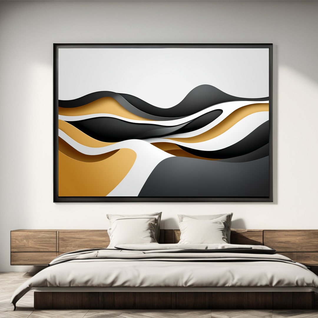 Winding Echoes Instant Download Printable Art, Modern Wall Art Print ...