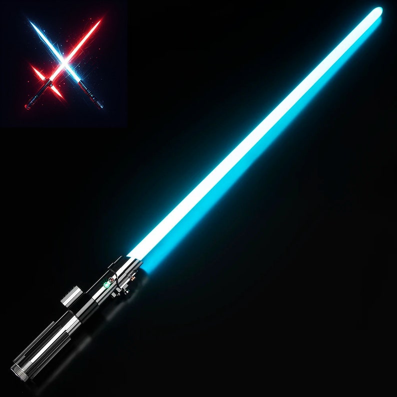 Anakins EP 2 NeoPixel-ljussabel: Eco RGB-basbelyst med känslig, smidig svängning Xeno3 Pixel metallhandtag tung Skywalker Star Wars-present bild 1