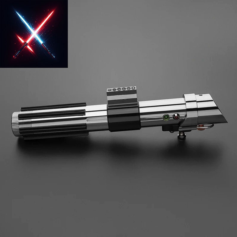 Anakins EP 2 NeoPixel-ljussabel: Eco RGB-basbelyst med känslig, smidig svängning Xeno3 Pixel metallhandtag tung Skywalker Star Wars-present bild 4