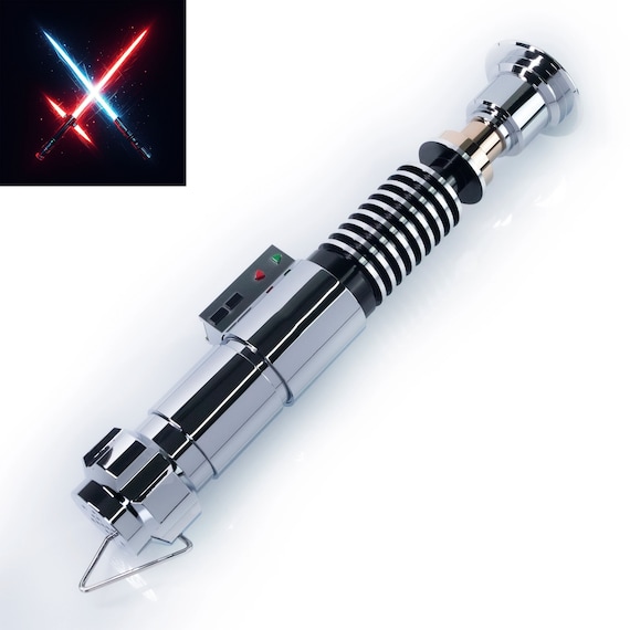 Luke Skywalker's ROTJ Neopixel Lightsaber Eco Rgb Base Lit With