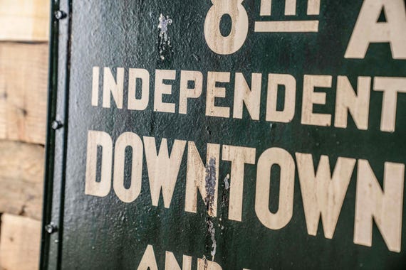 Replica of the 1930s 8th Avenue Independent Subway System Poster