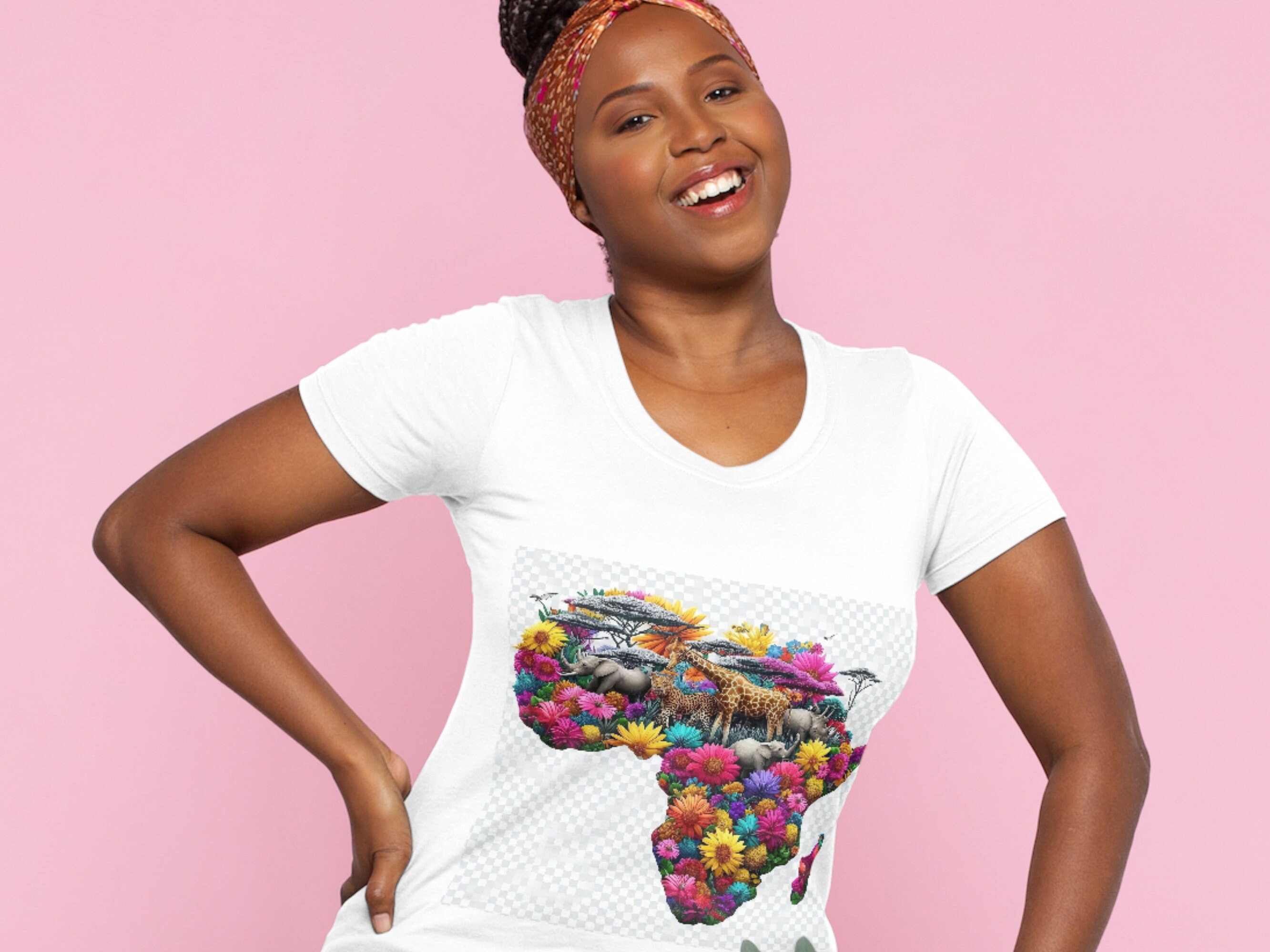 African Safari Clip Art Animals Clip Art Floral Clip Art - Etsy