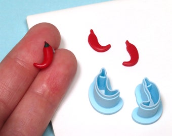 Chili Pepper | Micro Cutter, Polymer Clay Cutter, Jewelry Cutter