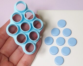 Circle Cluster | Polymer Clay Cutter, Jewelry Cutter, Dangle Earrings, Abstract Cutter