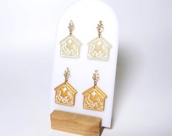 Nativity Scene | Polymer Clay Jewelry, Christmas Collection