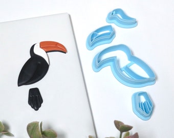 Pelikan Set | Polymer Clay Cutter, Schmuck Ausstecher, Tierformen