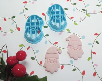 Weihnachtsmann | Polymer Clay Cutter, Schmuck Cutter, Weihnachten Cutters, Urlaub Formen, Winter Saison