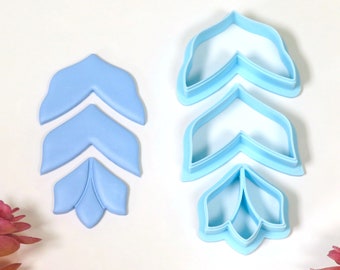 Ensemble tulipe | Emporte-pièce en pâte polymère, Emporte-pièce pour bijoux, Printemps, Forme de nature