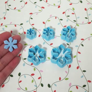 Elegant Snowflake | Polymer Clay Cutter, Jewelry Cutter, Christmas Cutters, Holiday Shapes, Winter Season