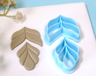 Leaf Set | Polymer Clay Cutter, Jewelry Cutter, Spring Season, Nature Shape