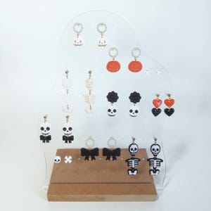 Cute Halloween Earrings | Polymer Clay Jewelry, Spooky Collection