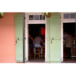 New Orleans French Quarter Bar Photograph, Color Photo Print, Bourbon Street, Louisiana, NOLA, Urban, Wall Art, Home Decor, Bar Decor