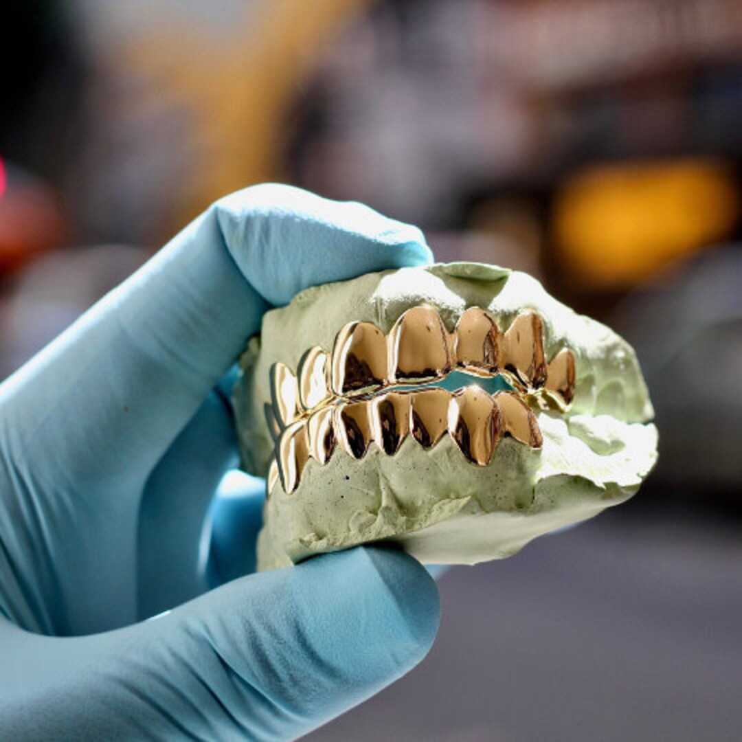 GRILLZ FOR TEETH Custom Solid Sterling Silver Grillz Etsy