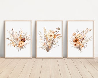 Watercolor Wildflower Prints Wildflower Home Decor living Room Floral Print Wall Art WildFlower Artwork Wildflower Baby Girl Nursery Decor
