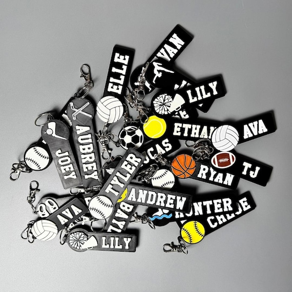 Student athlete bag tag personalized athletic duffel tag teammate gift custom friend team gift from coach recognition banquet