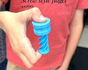 Screw style fidget for ADHD desk toy for coworker focus sensory bin calming autism haptic classroom concentration party favor