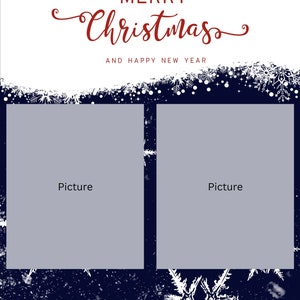 Cartolina di Buon Natale nevoso