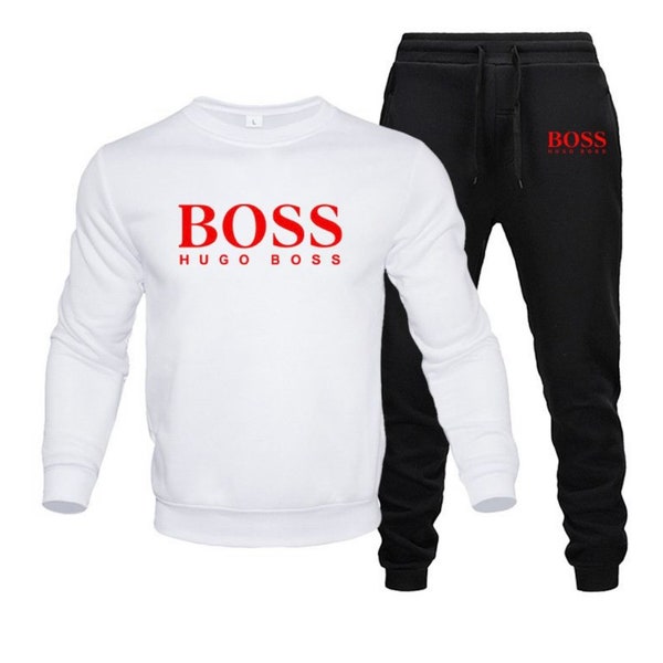 Unisex, Männer, Frauen Hugo Boss Trainingsanzug, Langarm-Sweatshirt Pullover zum Verkauf, Herren-Rundhals lange Ärmel, Sweatshirt aus 100% Baumwolle