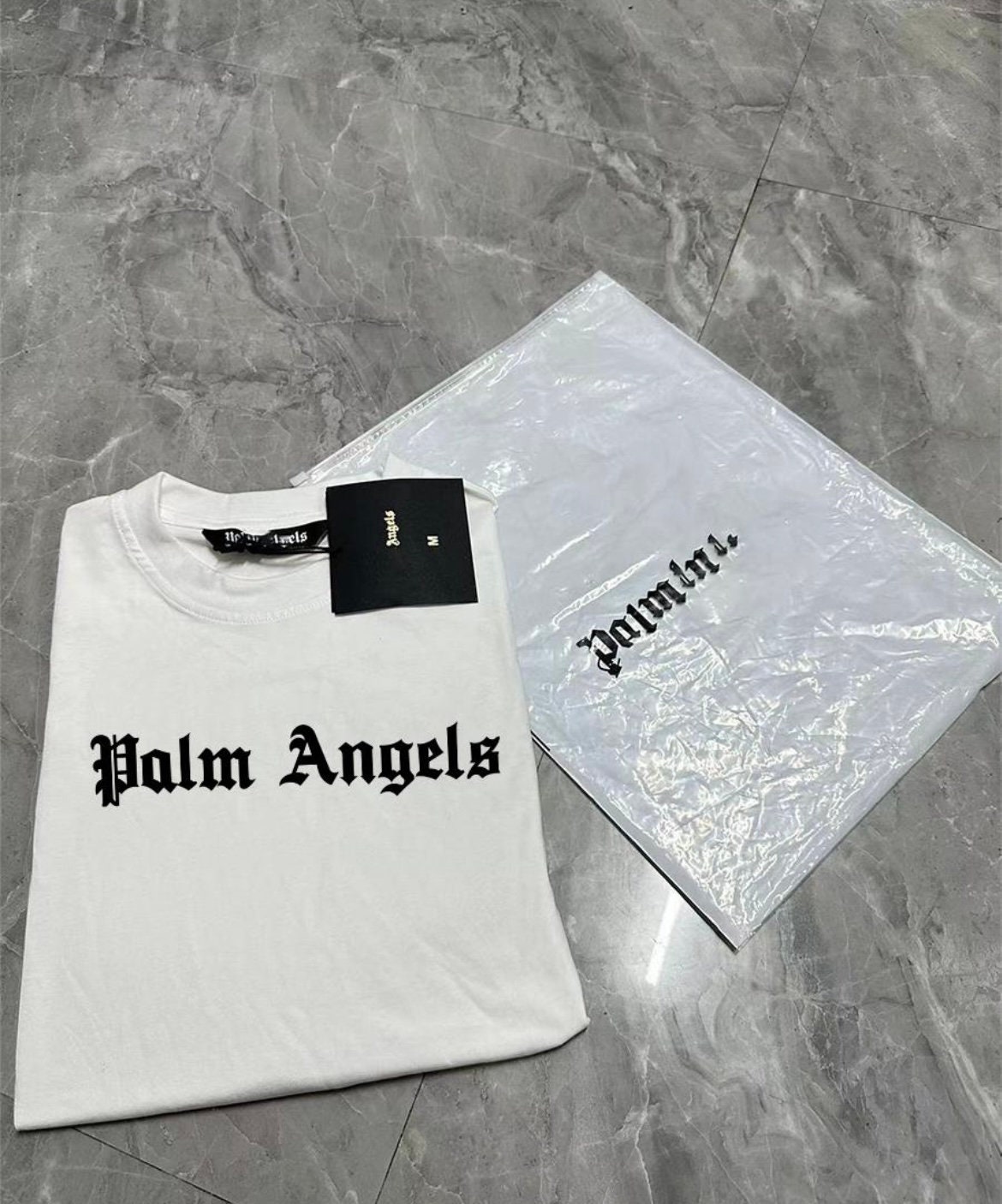 PALM ANGELS GD Skull Classic T-Shirt in Off White/Black – Court Order