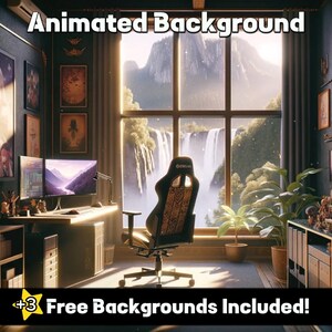 Animated Background | Animated Wallpaper | Vtuber bedroom | Twitch Overlay | Vtuber Stream Background | Comfy Background | Cozy Background