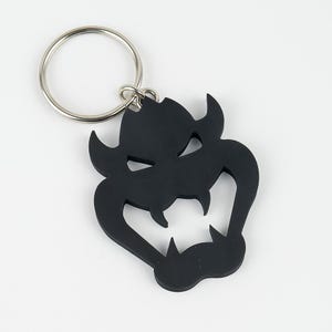 Bowser Keychain – 3D Printed Mario Bros Villain | Nintendo Gamer Gift | Backpack Charm | Super Mario Accessory for Boys