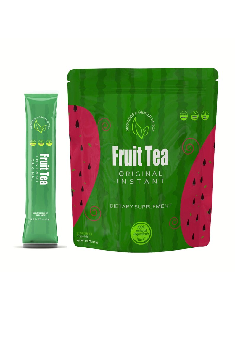 Watermelon IASO Instant Tea for Weight Loss Etsy