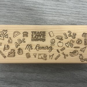 Borracha de quadro branco personalizada Borracha de quadro negro com marcadores, presente para professores, agradecimento aos professores, presente de fim de ano