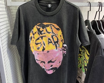 Camiseta Hellstar, camiseta gráfica Hellstar Studio Rodman, camiseta informal de hip-hop Hellstar, camiseta de gran tamaño, sudaderas con capucha