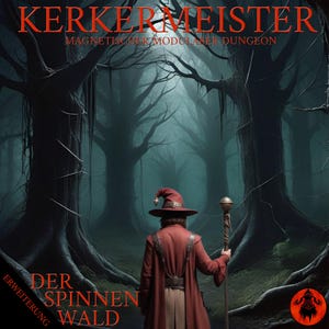 Magnetische Dungeon Tiles Erweiterung Spinnenwald 70 Teile Perfektes Dungeon Master Zubehör für spannende Rollenspiel Abenteuer