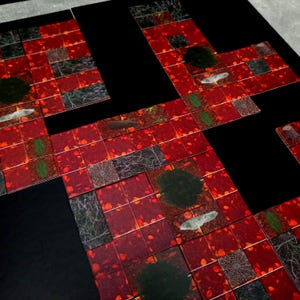 Dungeonmaster Geschenk Weihnachten Magnetischer Dungeon Erweiterung Spinnenwald 70 Teile  Weihnachtsgeschenk für spannende PnP Abenteuer