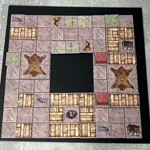 100 Teile Dungeonmaster Geschenk Weihnachten Magnetischer Dungeon Starterset Tempel Ausgefallenes Weihnachtsgeschenk für Spielleiter DSA D&D