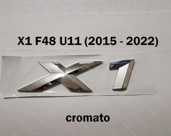 STEMMA BMW X1 F48 U11 cromato adesivo in abs emblema baule posteriore logo qualità top!!!! modelli dal 2015 al 2022