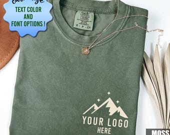 Comfort Colors Custom Logo Shirt: Personalized Business Tee