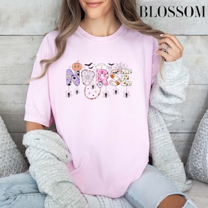 Halloween Nurse Shirt, Spooky Nurse Shirt, Comfort Colors® Cute Nurse Shirts, Halloween Party Shirt, ER ICU RN Nurse Fall Shirt, Nurse Gift