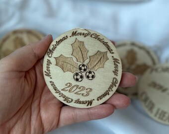 Personalized Soccer Ornament