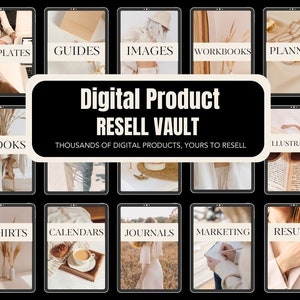 Digital Product Resell Vault | Thousands of Done-For-You Digital Products | Passive Income | Master Resell + Private Label Rights  MRR & PLR