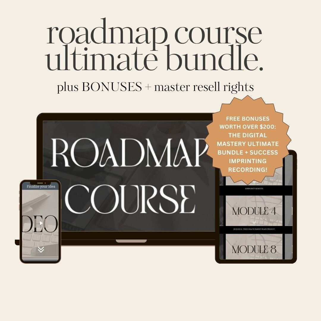 Roadmap Digital 3.0 Marketing Course With Master Resell Rights MRR ...