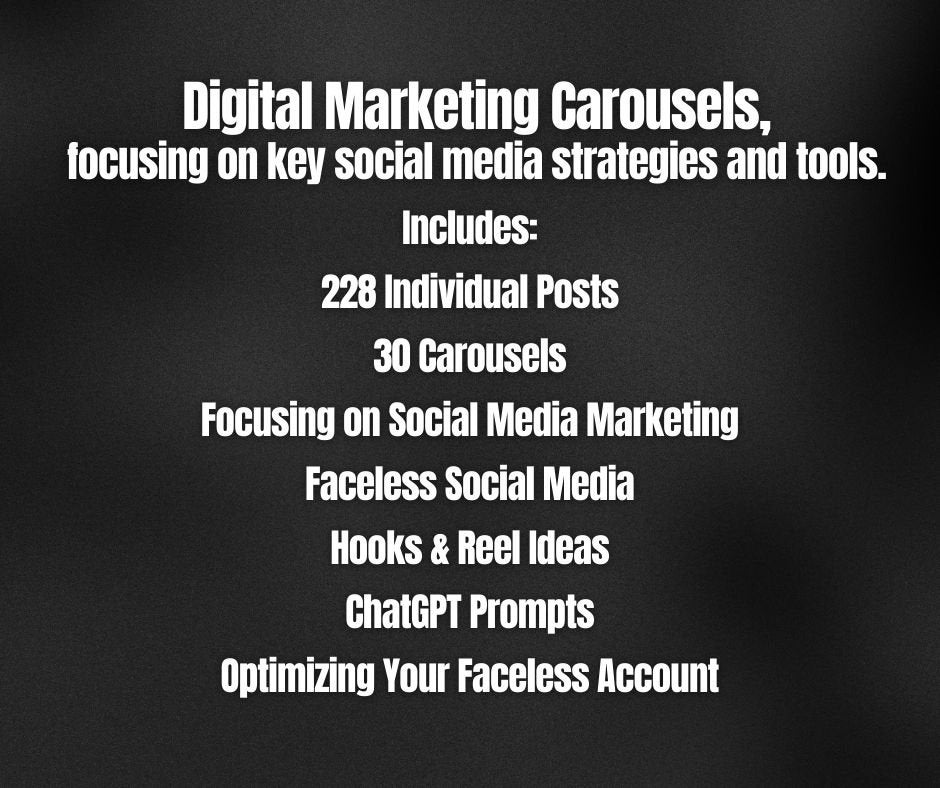 30 Days of Digital Marketing Carousels | Digital Marketing Posts | Done ...