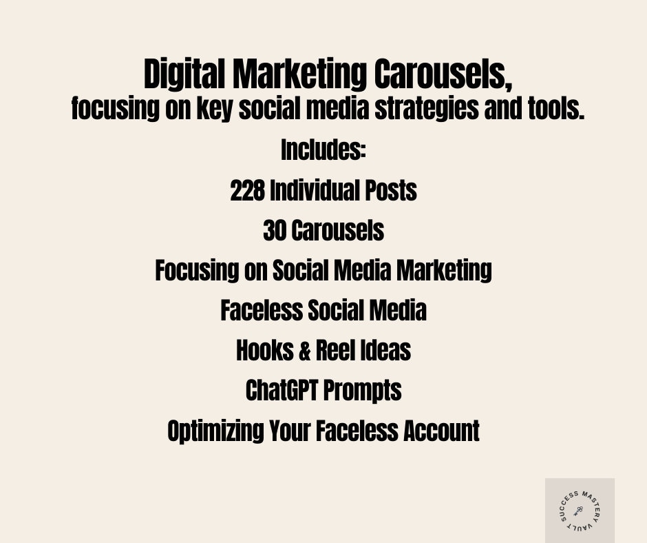 30 Days of Digital Marketing Carousels | Digital Marketing Posts | Done ...
