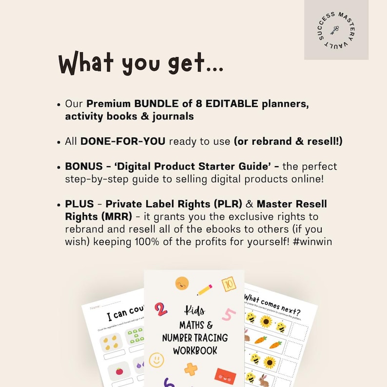 master resell rights - homeschooling activities  - digital products - private label rights -  passive income - worksheets for kids - plr educational - mrr - plr - sell on etsy - dfy - teaching resources - plr kids activities - educational resources